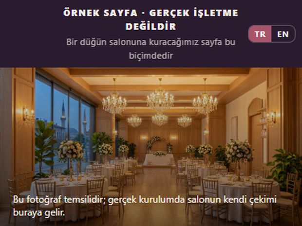 Salon Lâle örnek müsaitlik takvimi sayfasının ekran görüntüsü